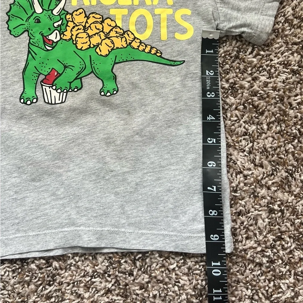 Carter’s Toddler T-Shirt Gray Triceratops Print Size 2T (0783)